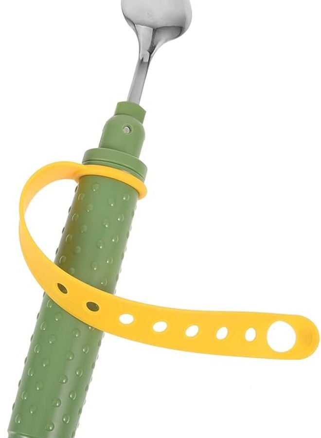 ملعقة قابلة للتعديل للأشخاص ذوي الإعاقة، أدوات مائدة محمولة بتصميم سهل التنظيف لليد - Image 1